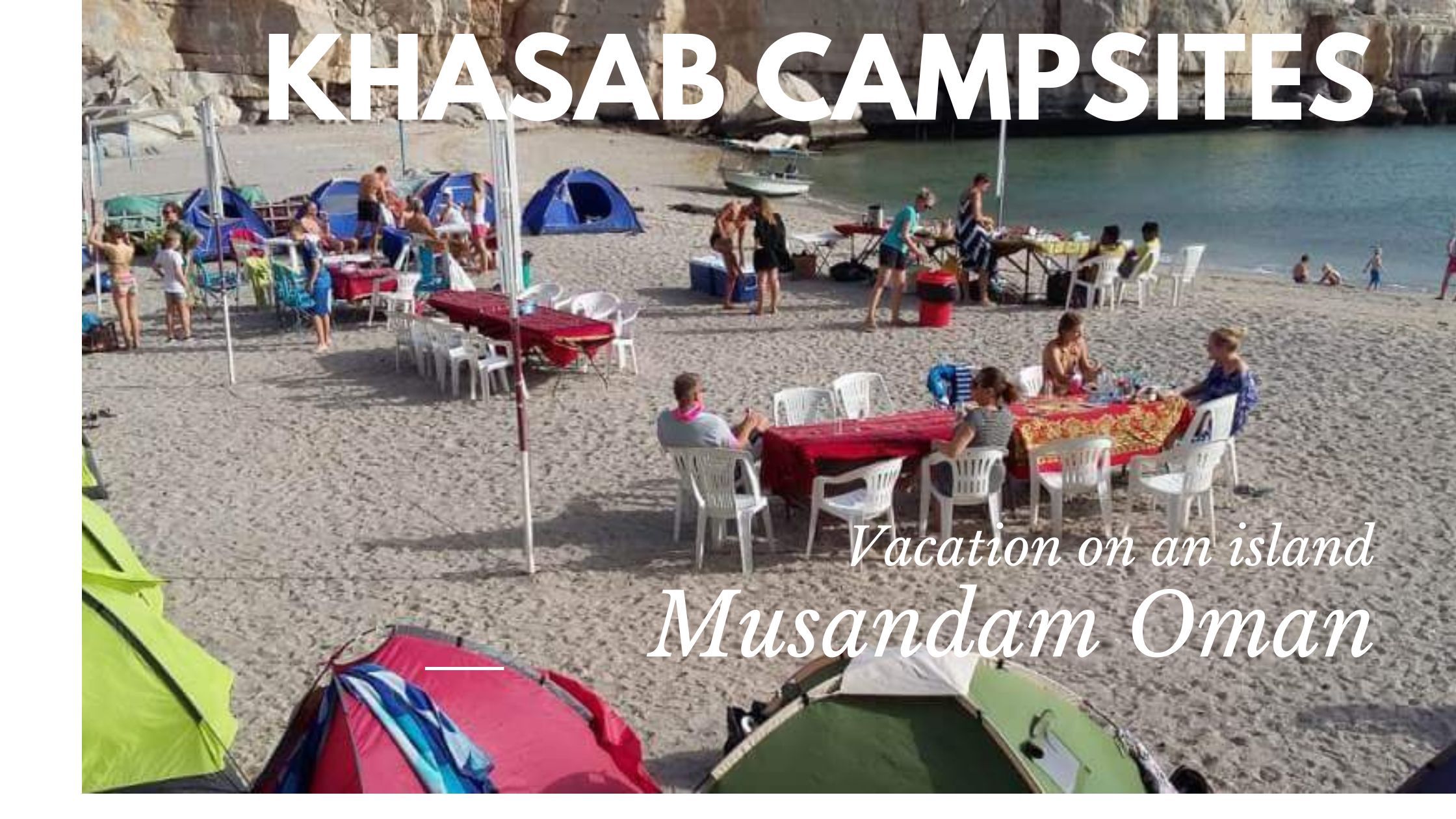 Campsite in Musandam